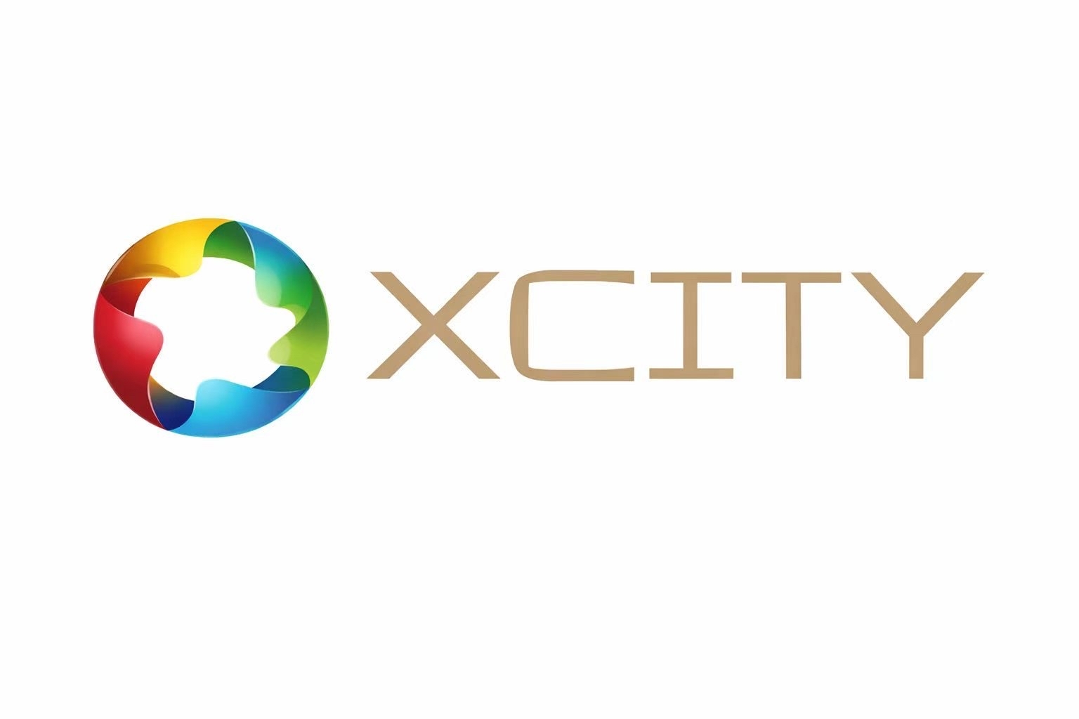 Xcity 横版 · 浅底铜字
